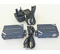 FOURKAY HDMI KVM over CAT6 Extender 1080p 60m, Loop Out, PoE, HDMI 1.4