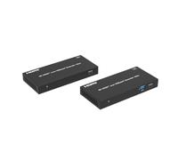 FOURKAY HDMI over CAT6 Extender 4K120 150m HDBT Audio Extraction, Loop Out | Power over Cable, HDMI 2.1 HDCP 2.3, 4K@120Hz, 8K@30Hz, Bi-Directional IR/RS-232, HDR10+, Dolby Vision, EX8K-BT150
