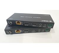 FOURKAY HDMI over CAT6 Extender 4K60 150m HDBT, Audio Extraction, Loop Out
