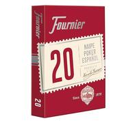 Fournier Spanish Poker Deck, Number 20, 55 Cards, Assorted Colours, Blue or Red (F21002)