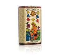 Fournier Spanish Tarot Deck, 78 Beautifully Illustrated Cards for Readings, Guidebook included, Brown