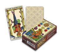 Fournier Spanish Tarot Deck – 78 Illustrated Cards, Guidebook Included – Brown
