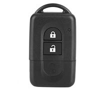 Fournya Black ABS 2 Button Remote Key Case Cover for Nissan Note, Qashqai, X-Trail, Micra, JUKE, Duke, Pathfinder