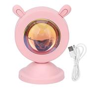 Fournyaa Sunset Lamp Projector, Modern Floor Stand Night Light, 360°Rotation Rainbow Sunset Projection Night Light, for Home Party Living Room Bedroom Decor - USB Charging - Robot Shape - Pink