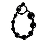 FourPlusOne Candy Colorful Jelly Love Beads, Favorite Balls Beaded Kegel Balls Exercise Kit (Black)