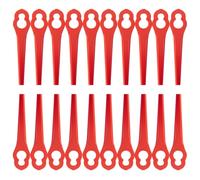 FourShow Pack of 100 Plastic Blades Compatible with Einhell Battery Grass Trimmer, Replacement Blade Compatible with Einhell GC-CT 18/24