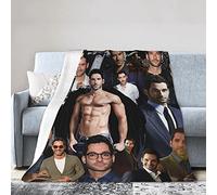 Foursssve Tom Ellis Blanket Super Soft Micro Fleece Blanket Air Conditioner Blanket, Suitable for Bed,Sofa,Chair, Camp Bed Living Room 60"x50"