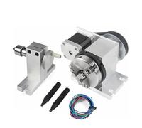 Fourth 4th A Rotary K11-65mm / K12-65mm with 3 4 Jaws Chuck for Lathe Accessories(3 Jaw)