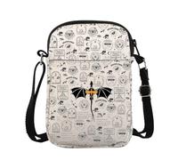 Fourth Dragon Cross Body Bag Dragon Rider Messenger Bag Fantasy Book Reader Lover Gift Dragon Bookish Carry On Bag (Dragon Rider CB)