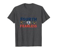 Fourth & Fearless: Empowering Kids' Birthday Celebration T-Shirt, Men, Dark Heather Grey, 6XL