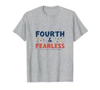 Fourth & Fearless: Empowering Kids' Birthday Celebration T-Shirt, Men, Heather Grey, 6XL