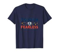 Fourth & Fearless: Empowering Kids' Birthday Celebration T-Shirt, Men, Navy, 6XL