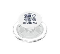 Fourth Grade Class Raccoons Humor Back To School PopSockets PopGrip for MagSafe