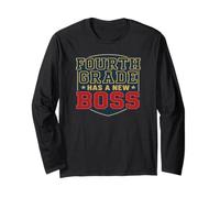 Fourth Grade Has a New Boss Funny Student Teacher Long Sleeve T-Shirt