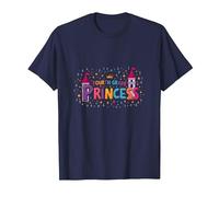 Fourth Grade Princess: Magical Math Royalty T-Shirt, Men, Navy, M