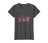 Fourth Grade Princess: Magical Math Royalty T-Shirt, Women, Dark Heather Grey, M