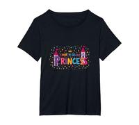 Fourth Grade Princess: Magical Math Royalty T-Shirt, Women's Plus, Black, 4X
