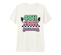 Fourth Grade Social Club Retro 4th Teacher Student Design Premium T-Shirt