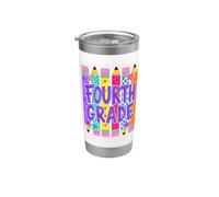 Fourth Grade Teacher 4th Grade Team Elementary School Stainless Steel Insulated Tumbler