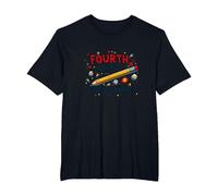Fourth Grade Troublemaker: Playful School Humor T-Shirt, Men's Big and Tall, Black, 6X Tall