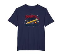 Fourth Grade Troublemaker: Playful School Humor T-Shirt, Men's Big and Tall, Navy, 6X Tall