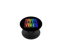 Fourth Grade Vibes Matching Elementary School Class PopSockets Adhesive PopGrip