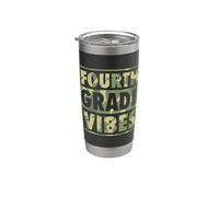 Fourth Grade Vibes Matching Elementary School Class Stainless Steel Insulated Tumbler