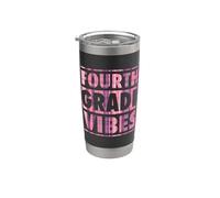 Fourth Grade Vibes Matching Elementary School Class Stainless Steel Insulated Tumbler