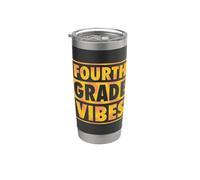 Fourth Grade Vibes Matching Elementary School Class Stainless Steel Insulated Tumbler