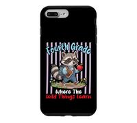 Fourth Grade Where The Wild Things Learn Raccoon Student Case for iPhone 7 Plus/8 Plus