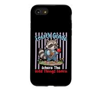 Fourth Grade Where The Wild Things Learn Raccoon Student Case for iPhone SE (2020) / 7/8