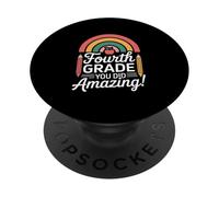 Fourth Grade You Did Amazing School Rainbow PopSockets Adhesive PopGrip