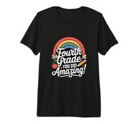Fourth Grade You Did Amazing School Rainbow Premium T-Shirt