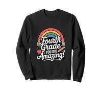 Fourth Grade You Did Amazing School Rainbow Sweatshirt
