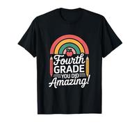 Fourth Grade You Did Amazing School Rainbow T-Shirt