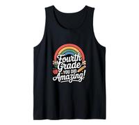 Fourth Grade You Did Amazing School Rainbow Tank Top