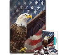 Fourth of July Celebration Wooden Adult Puzzle 300 Pieces | Visual matching and sorting - a simple way to organise the image on quiet evenings.