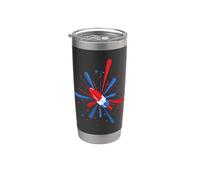 Fourth of July Fireworks Popsicle Stainless Steel Insulated Tumbler