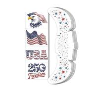 Fourth of July Freckles 11 Piece Patriotic America Flag Sparkling