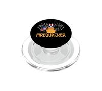 Fourth of July USA Patriotic Firecracker Toy Duck US Flag PopSockets PopGrip for MagSafe