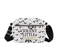 Fourth -Wing Inspire Crossbody Bag Violent Little Thing Inspire Messenger Bag Fourth-Wing Merch Riders Quadrant Gift (Violent Little HB CB UK)