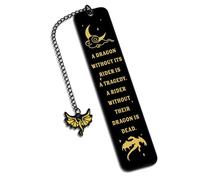 Fourth Wing Merch Dragon Bookmark - Fourth Wing Bookmark for Book Lovers, 4th Wings Merchandise Gift for Readers, Book Accessories Forth Wings Decor, Bookish Bookmarks for Reading Women Men Bookworm
