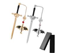 Fourth Wing Stainless Steel Bookmarks, Flying Dragon Metal Bookmark with Tassel, Book Mark for Reading Women Men Couple Book Accessories,Reading Supplies for Book Lover (Stegosaurus A)