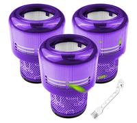 Fousenuk Pack of 3 Dyson Filter Compatible with Dyson V11 V15 SV14, Replacement Filter, Absolute Extra Filter, Washable HEPA Filter, Animal Torque Drive, Vacuum Cleaner Filter Replacement Part,