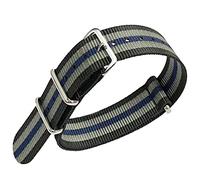 FOUUA Nylon Watch Straps Band NATO Style Choice of Color, Length & Width 18mm 20mm 22mm Replacement Ballistic Straps for Men Women