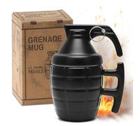 Fouvin Dad Gifts Coffee Mug, Ceramic Hand Grenade Mug, Father Gift Birthday, Gifts for Men, Coffee Cups Gift, Craftsman Gifts (Hand Grenade Cup)