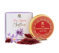 FOUZEE Pure Kashmiri Saffron Threads for Cooking, Spice, Spanish Foods. Finest Dark Red Saffron Delicious with Persian Rice, Tea, Golden Milk, Desserts, Rissoto Saffron Pack 5g