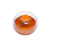 FOVAOK 1pc Kitchen Refrigerator Vegetable Fruits Crisper Containers Onion Alligator Pear Tomatoes Lemon Fresh Keeping Storage Box(Orange)