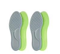 FOVAOK 2/10pcs Unisex Soft Memory Foam Orthopedic Insoles Breathable Deodorizing Shoes Sports Anti-Sweat Shoe Accessories(Grey(4pcs),41-42)