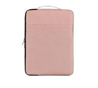 FOVAOK 2 Pcs Waterproof Laptop Bag 13.3 15.6 Inch Protective Case Portable Computer Case Large PC Cover(Pink,15.6inch)